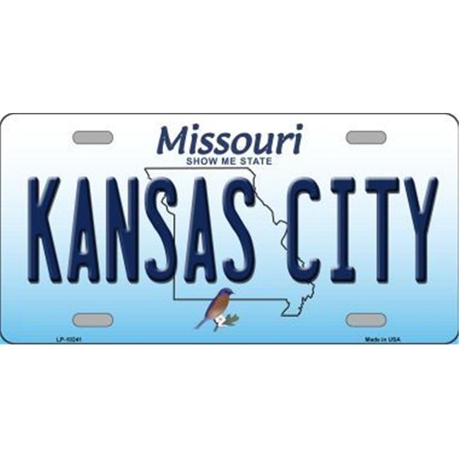 Smart Blonde LP-10241 Kansas City Missouri Background Novelty Metal License P...