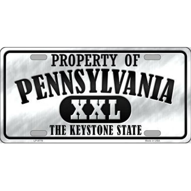 Smart Blonde LP-9779 Property Of Pennsylvania Novelty Metal License Plate - 6...