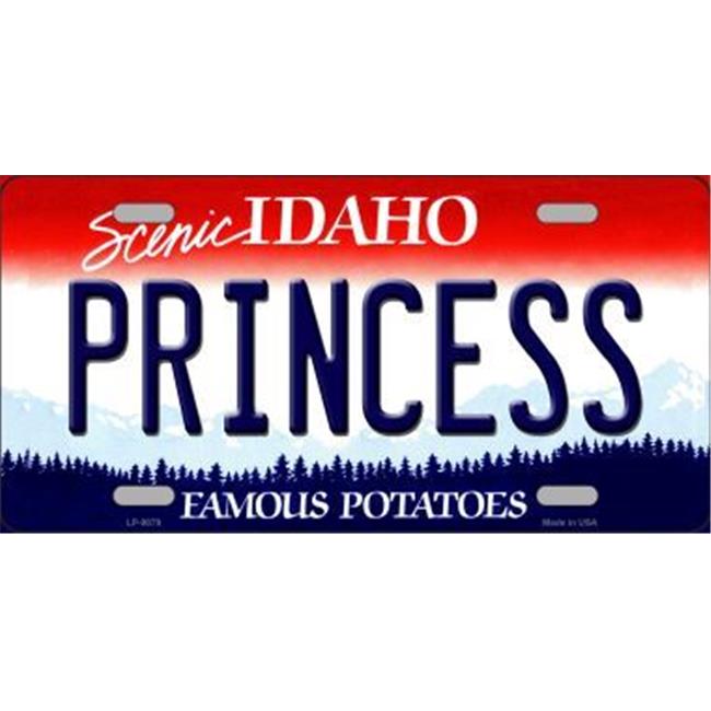 Smart Blonde LP-9879 Prinzessin Idaho Hintergrund Neuheit Metall Nummernschild -... - Bild 1 von 1