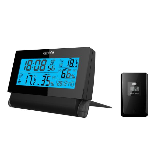 Sonnet Industries T-4641 Atomic LCD Clock with Back Blue Light & Indoor & Out...