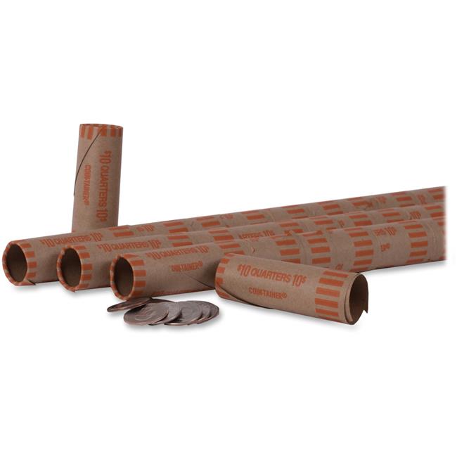 Coin-Tainer CTX23025 Nest Quarter Coin Wrapper - Orange
