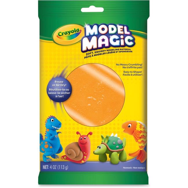 Lorell CYO574436 4 oz Crayola Model Magic Pack Orange