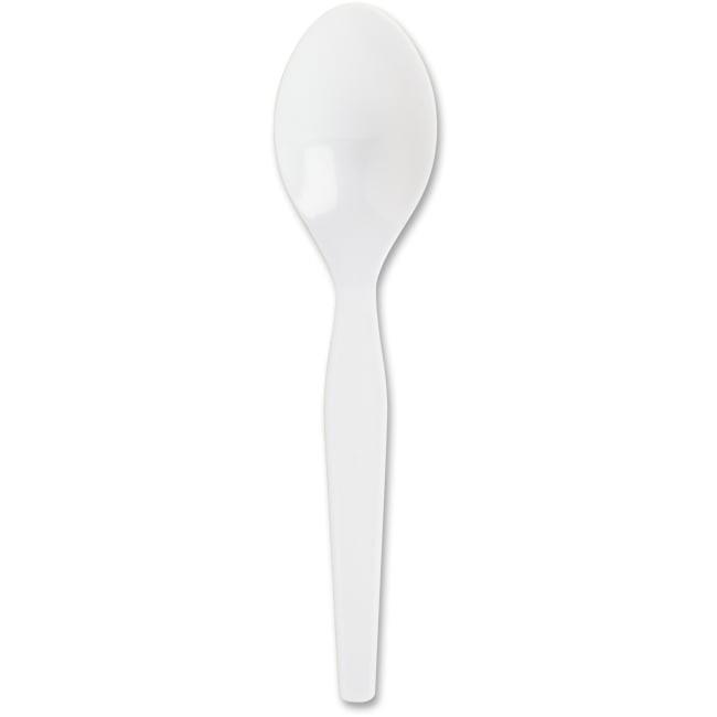 Genuine Joe GJO30402 Heavyweight Disposable Spoons - White  1000 Carton