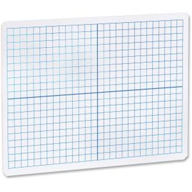 9 x 12 in. Grid - Plain 2 Side Dry Erase Lap Board