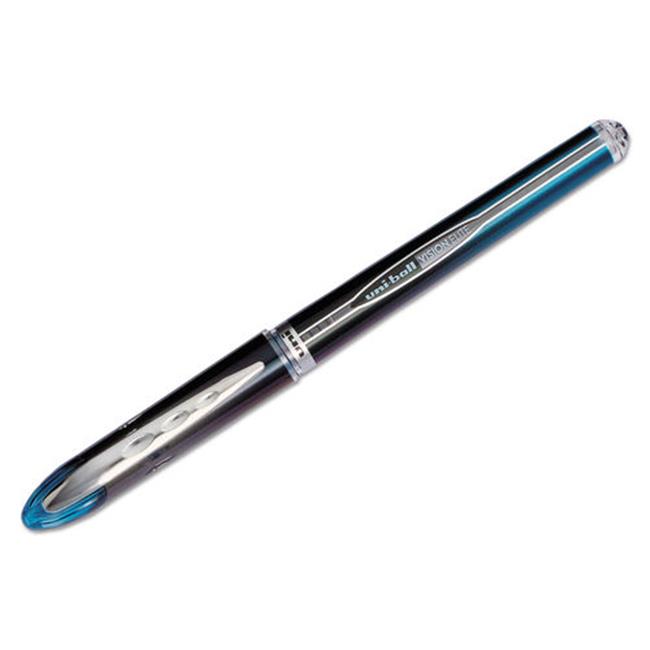 Uniball UBC69020 0.5 mm Vision Elite Stick Roller Ball Pen - Blue & Black Ink