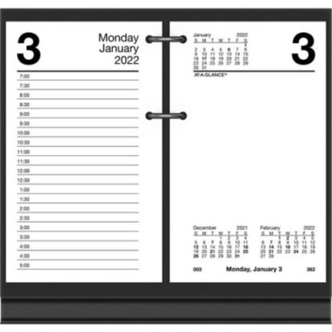 AT-A-Glance AAGE7175022 Daily Calendar Pocket Refill  White