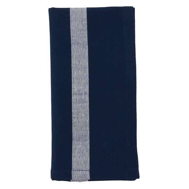SARO 451.NB20S Table Napkins with Banded Design - Set of 4