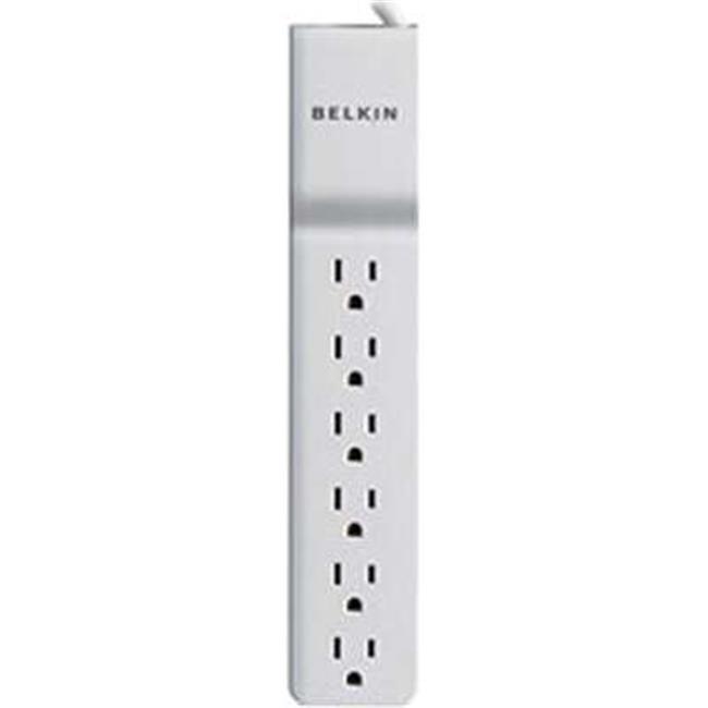 Belkin Components BE10600008R 6 Outlets Surge Protector with 8 ft. Cord  720 ...