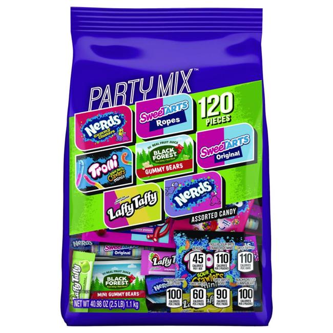 Ferrara GRR22002359 Party Mix Stand Up Bag Assorted Fruity 40.98 oz Bag - 120...