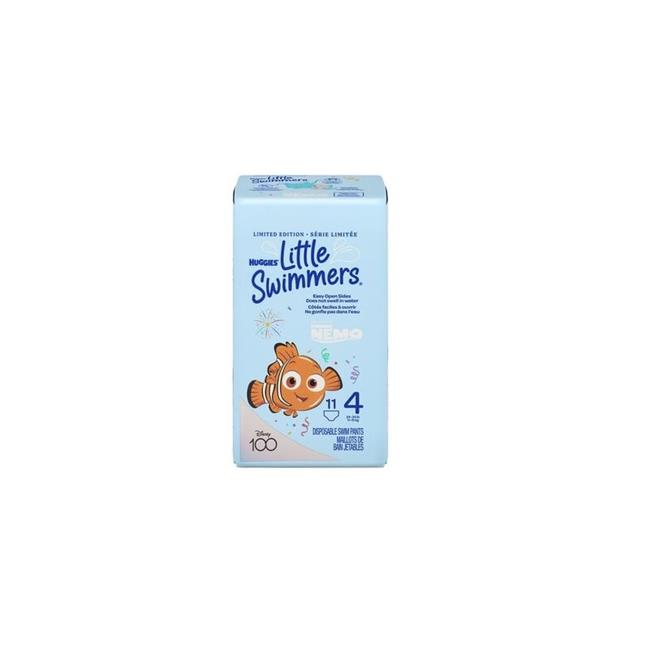Huggies KCM18342 Swimmers Disposable Swim Pants - Medium - Size 4 - Pack of 11