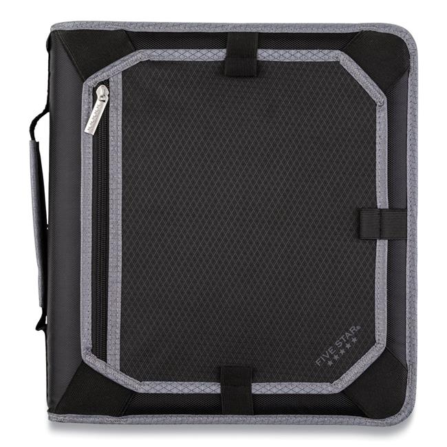 Mead Products 29052IT8 2 in. 3 Rings Zipper Binder Black & Gray Accents