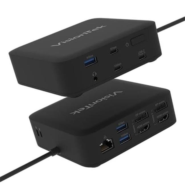 Visiontek Products 901802 VT1200DL Dual 4K Docking Station