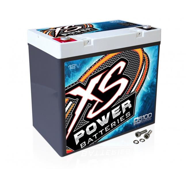 XS Power D5100 12V 3100 amp AGM High Output Battery with M6 Terminal Bolt