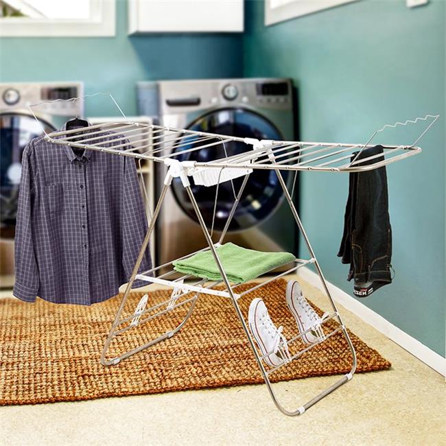 Everyday Home 82-CRAF11 Heavy Duty Laundry Drying Rack - Chrome Steel