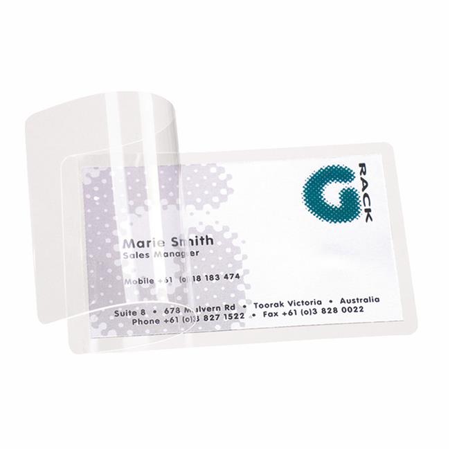 Tarifold 170-30821 0.75 x 2.62 in. Self Laminating Business Cards  100 per Box