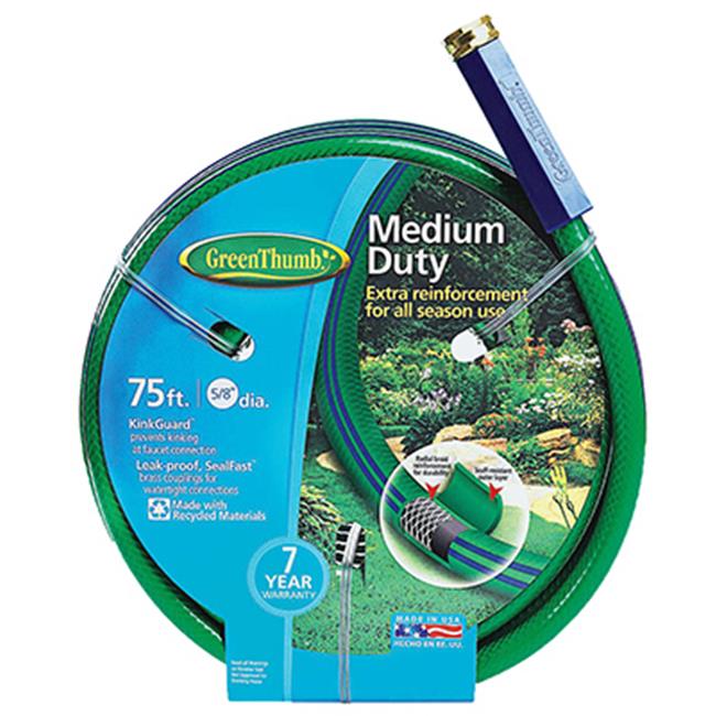 Teknor-Apex 669133 Green Thumb  0.625 in. x 75 ft. Nylon Garden Hose