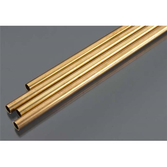 K & S Precision Metals 691295 0.34 in. OD x 36 in. Round Brass Tube