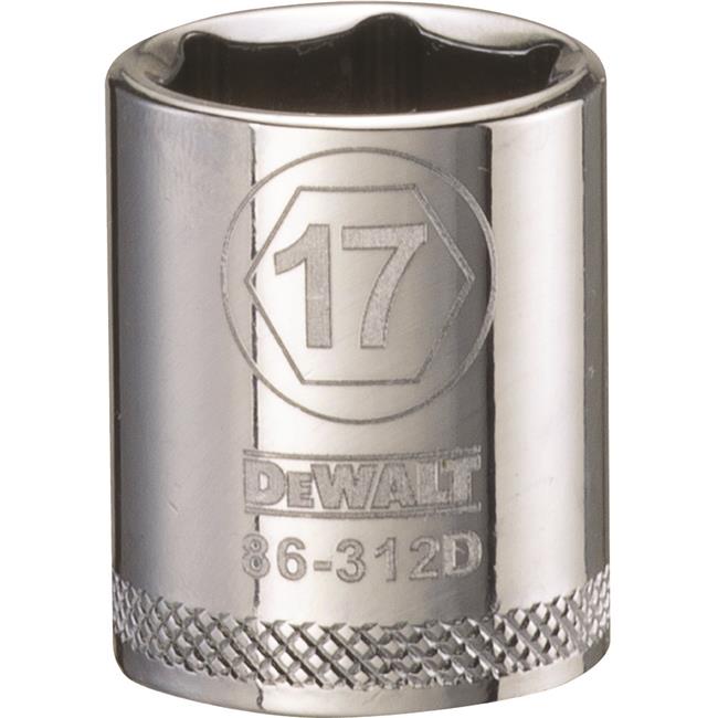 17mm 6 Point Socket - 0.37 in. Drive