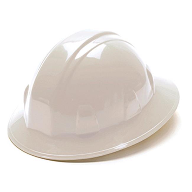 Pyramex Safety Products 241004 TruGuard Full Brim 4 Point Ratchet Hard Hat  W...
