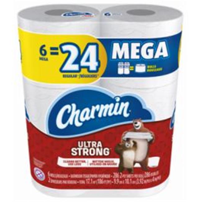 Procter & Gamble 250270 Charmin Mega Tissue - Pack of 4 6 per Pack