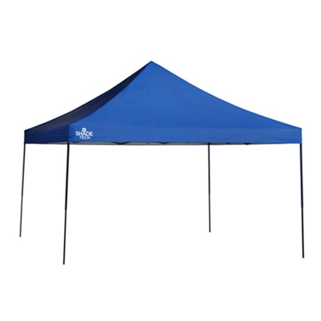 Shelterlogic 259006 10 x 10 ft. Shade Tech 1 Push Canopy  Blue
