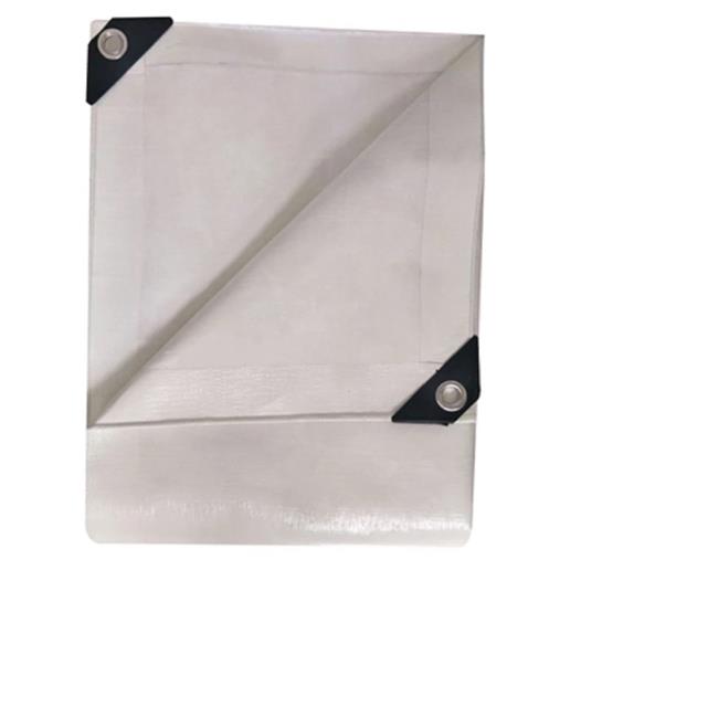 12 x 20 in. Fire Resistant Tarp  White