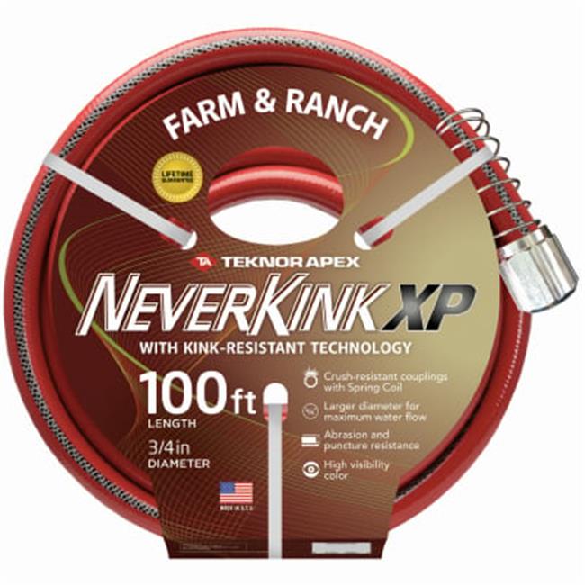 Teknor-Apex 271534 0.75 in. x 100 ft. Neverkink Xtreme Performance Farm & Ran...