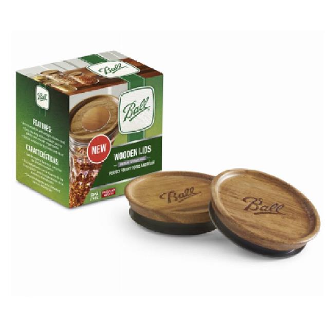 Rubbermaid & Jarden 106499 Wooden Lids Ball - Pack of 3