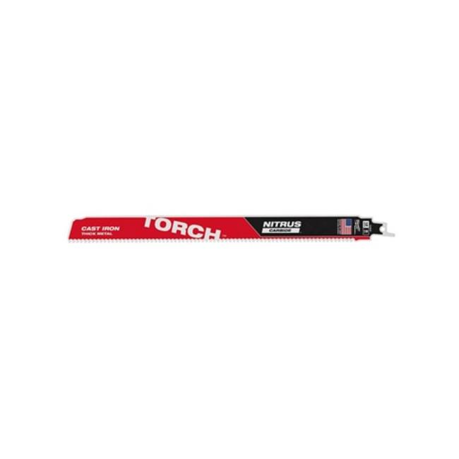 Milwaukee Electric Tool 143575 12 in. x 8T Torch with Nitrous Carbide for Cas...