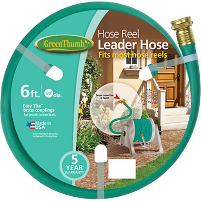 Teknor-Apex 120395 Green Thumb  6 ft. - Hose Reel Lead Hose