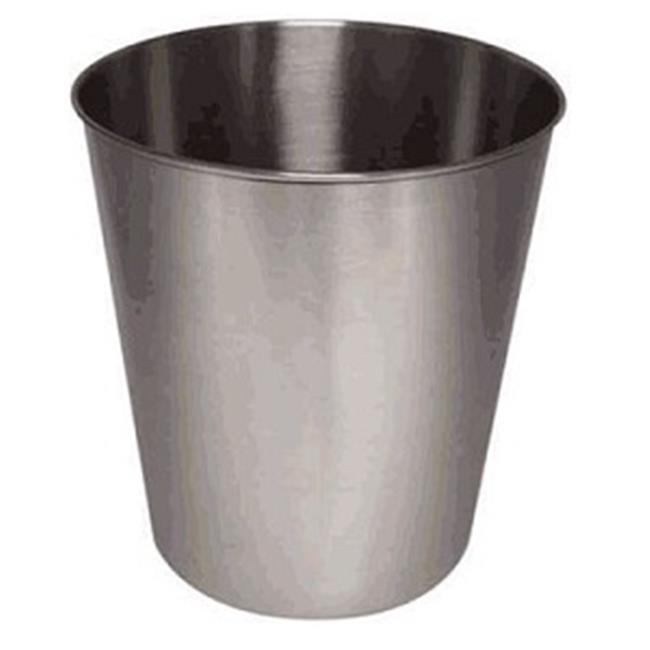 NuSteel TG8BH 9 qt Waste Basket Brushed Finish