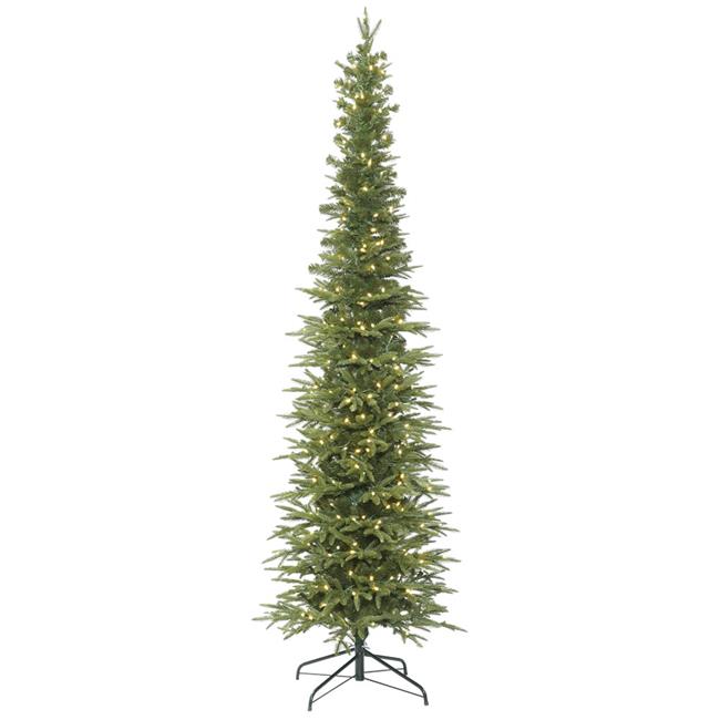 Vickerman K167381LED Bixley Pencil Christmas Tree with Warm White LED Lights ...
