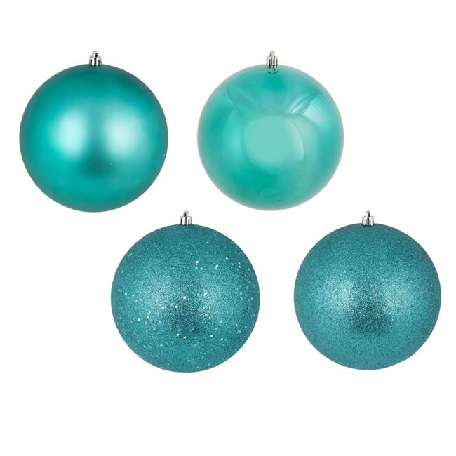Vickerman N596042A 2.4 in. Teal Ball Ornament - 60 Per Box