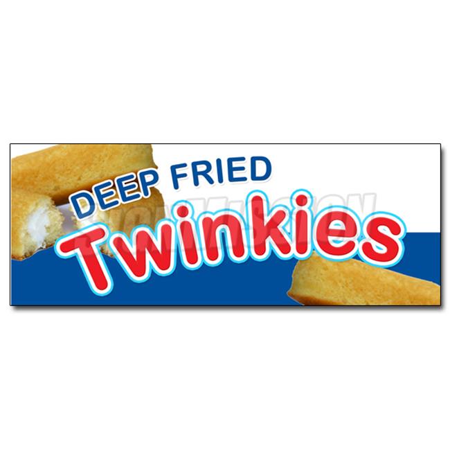SignMission D-12 Deep Fried Twinkies 12 in. Deep Fried Twinkies Decal Sticker