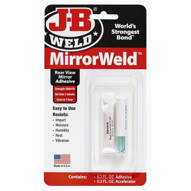 JB Weld 33701 0.40 oz Mirrorweld Rear View Mirror Adhesive