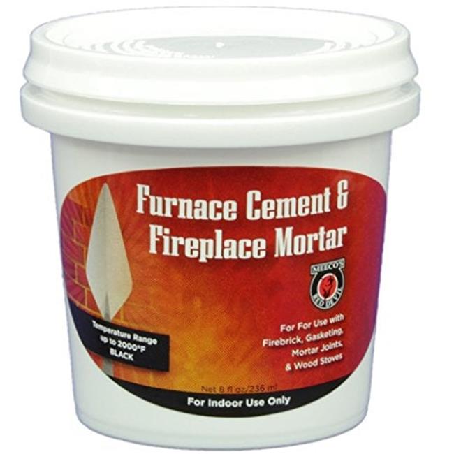 Meeco Manufacturing 1332 Furnace Cement & Mortar Black - 0.5 Pint