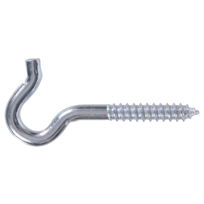 Hillman Group 851881 Flagged - Heavy Duty Screw Hook Zinc  0.375 x 4.50 in. -...