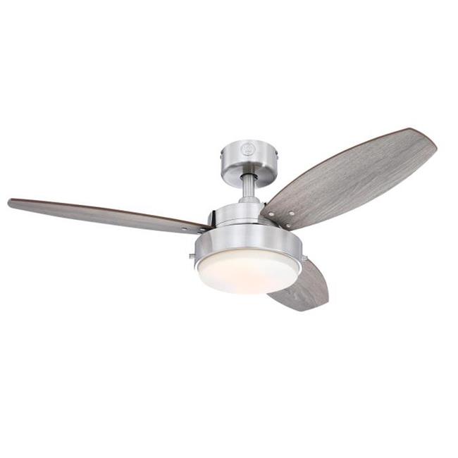 Westinghouse Lighting 7305100 42 in. Alloy 3-Blade Indoor Ceiling Fan & LED L...