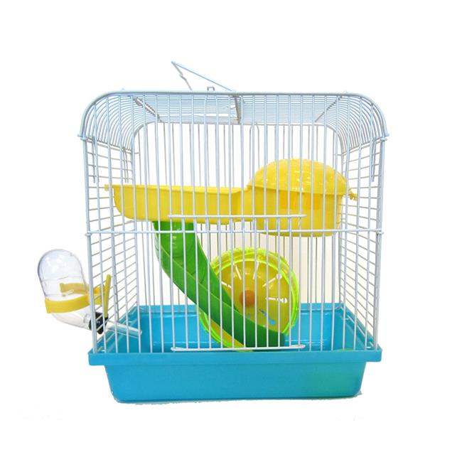 YML H167BL Dwarf Hamster- Mice Cage With Accessories- Blue