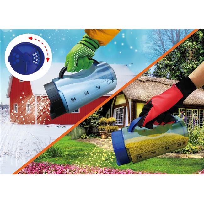 Zenport S205 Garden Spreader For Salt  Seeds Or Fertilizer